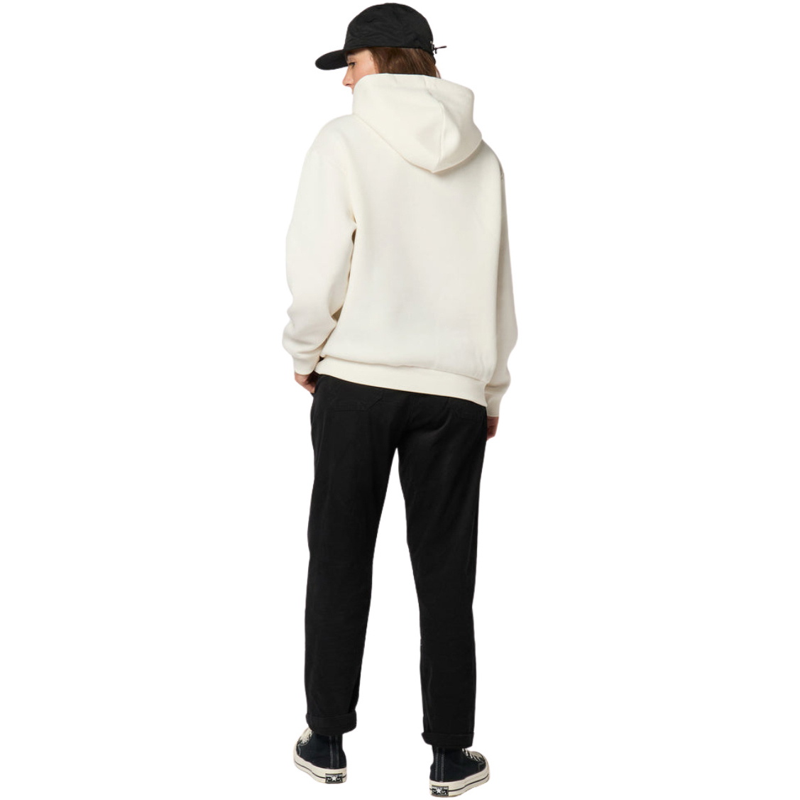 2025 Mystic Womens Brand Hoodie 35104.230129 - Off White